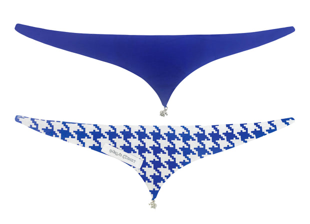 Bandana - BLUE HOUNDSTOOTH